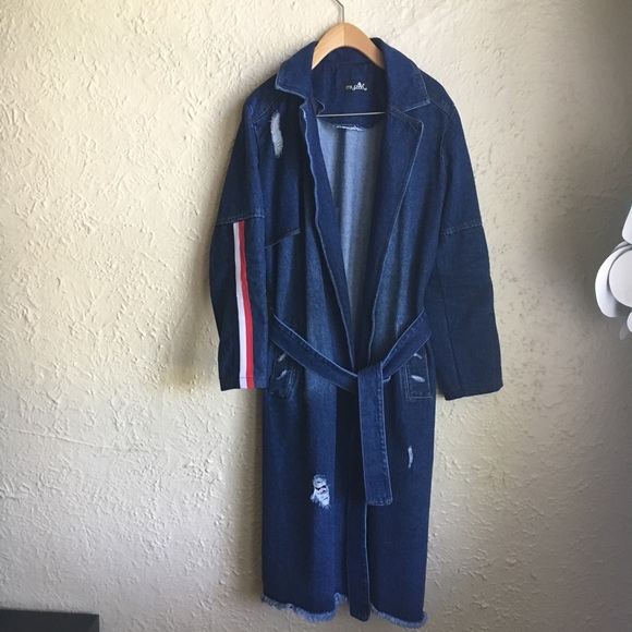 Long Denim Jacket - Picture 3 of 7